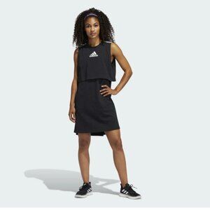 Adidas Black Layered Dress